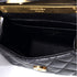 Coco Enamel Top Handle Flap Bag Quilted Lambskin Mini