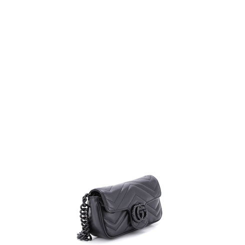 GG Marmont Flap Belt Bag Matelasse Leather