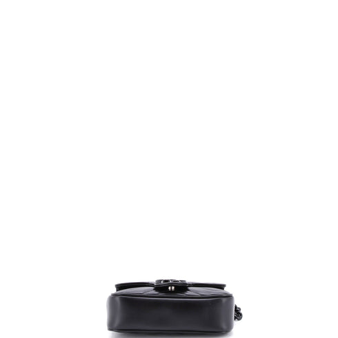 GG Marmont Flap Belt Bag Matelasse Leather