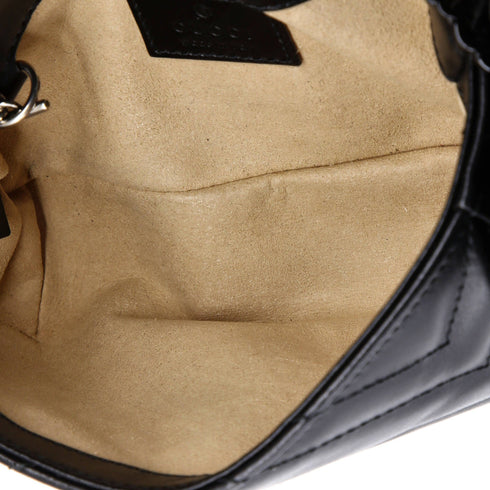 GG Marmont Flap Belt Bag Matelasse Leather
