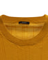 Women's Joseph Ribbed Long Sleeve Top in Yellow Wool