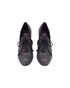 Women's Stuart Weitzman Lace-Up Wingtip Pumps in Grey Leather