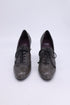 Women's Stuart Weitzman Lace-Up Wingtip Pumps in Grey Leather
