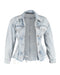 Women's Alexander Wang Sculpted Denim Jacket in Light Blue Cotton