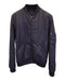 Men's A.P.C. Theo Bomber Jacket in Black Nylon Canvas