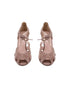Women's Stuart Weitzman Strappy Sandals in Beige Suede and Leather