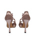 Women's Stuart Weitzman Strappy Sandals in Beige Suede and Leather