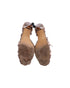 Women's Stuart Weitzman Strappy Sandals in Beige Suede and Leather