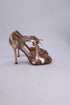 Women's Stuart Weitzman Strappy Sandals in Beige Suede and Leather
