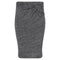 Women's IRO Fitted Midi Skirt in Grey Cotton
