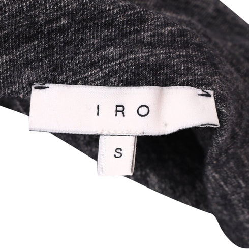 Women's IRO Fitted Midi Skirt in Grey Cotton