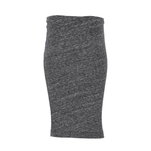 Women's IRO Fitted Midi Skirt in Grey Cotton