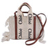 Woody Tote Canvas with Leather Small