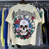Godspeed T-shirts Skull Rose Clock Plate Double Yarn Cotton Casual Short Sleeve Men and Women
