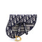 Saddle Belt Bag Logo Embroidered Oblique Canvas