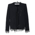 Women's IRO Shivani Frayed Jacket in Black Wool
