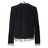 Women's IRO Shivani Frayed Jacket in Black Wool