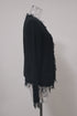 Women's IRO Shivani Frayed Jacket in Black Wool