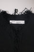 Women's IRO Shivani Frayed Jacket in Black Wool