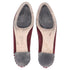 Women's Stuart Weitzman Pear-Embellished Flats in Red Suede