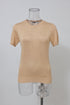 Women's Dsquared2 Bead-Embellished Top in Nude Cotton
