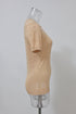 Women's Dsquared2 Bead-Embellished Top in Nude Cotton