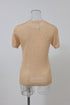 Women's Dsquared2 Bead-Embellished Top in Nude Cotton