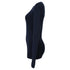 Women's Joseph Round Neck Stretch Top in Navy Blue Wool