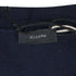 Women's Joseph Round Neck Stretch Top in Navy Blue Wool