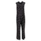 Women's Rixo Star-print Reverse-collar Jumpsuit in Black Viscose