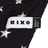 Women's Rixo Star-print Reverse-collar Jumpsuit in Black Viscose