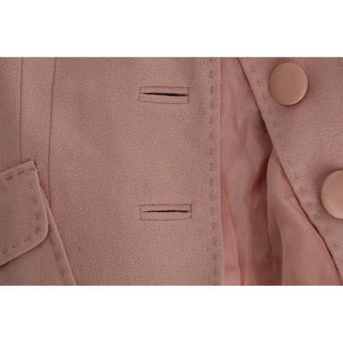 Women's Moschino Cheap and Chic Blazer and Skirt Set in Pink Wool