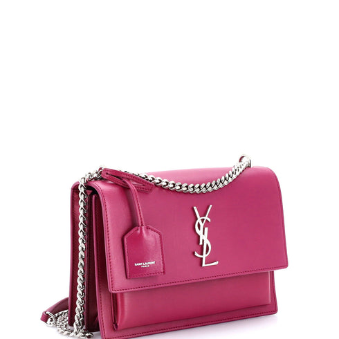 Sunset Crossbody Bag Leather Medium
