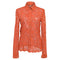 Women's Erdem Cecilia Lace Shirt in Orange Polyamide