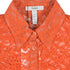 Women's Erdem Cecilia Lace Shirt in Orange Polyamide