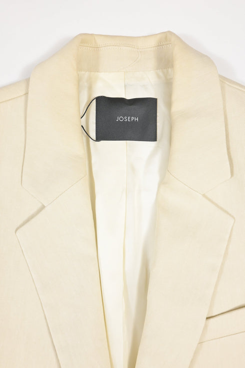 Women's Joseph Julia Blazer in Ecru Linen