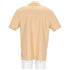 Men's Nanushka Osmo Shirt in Beige Faux Leather