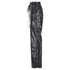 Men's Nanushka High-Rised Wide Leg Pants in Black Faux Leather