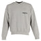 Men's Essentials Fear of God Signature Logo Graphic Print Sweatshirt in Grey Cotton