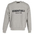 Men's Essentials Fear of God Signature Logo Graphic Print Sweatshirt in Grey Cotton