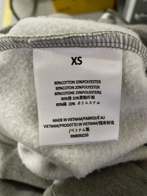 Men's Essentials Fear of God Signature Logo Graphic Print Sweatshirt in Grey Cotton