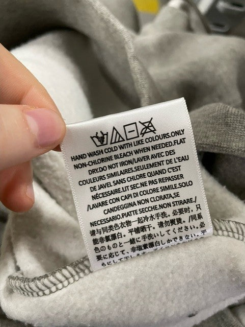 Men's Essentials Fear of God Signature Logo Graphic Print Sweatshirt in Grey Cotton