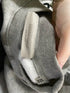 Men's Essentials Fear of God Signature Logo Graphic Print Sweatshirt in Grey Cotton