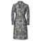 Women's Etro Floral Jacquard Long Coat in Multicolor Polyester