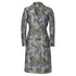 Women's Etro Floral Jacquard Long Coat in Multicolor Polyester
