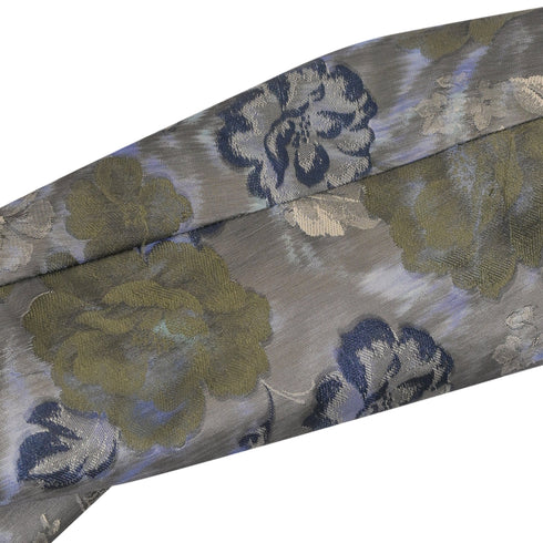 Women's Etro Floral Jacquard Long Coat in Multicolor Polyester