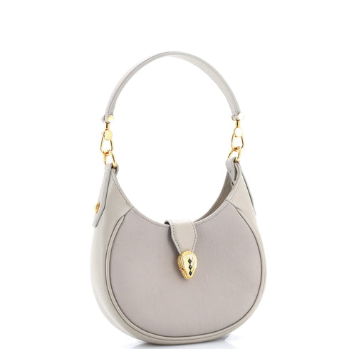 Serpenti Ellipse Crossbody Bag Leather Mini