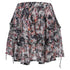 Women's Iro Paris Megan Printed Ruffle Mini Skirt in Multicolor Viscose