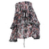 Women's Iro Paris Megan Printed Ruffle Mini Skirt in Multicolor Viscose