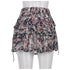 Women's Iro Paris Megan Printed Ruffle Mini Skirt in Multicolor Viscose